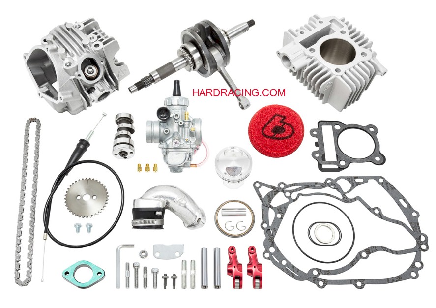 TB Parts TB V2-2 155cc Forged Piston Stroker Kit & VM26 Carb